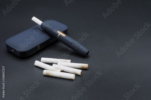 The new technology cigarette, hybrid cigarette, heatsticks, tobacco, new device