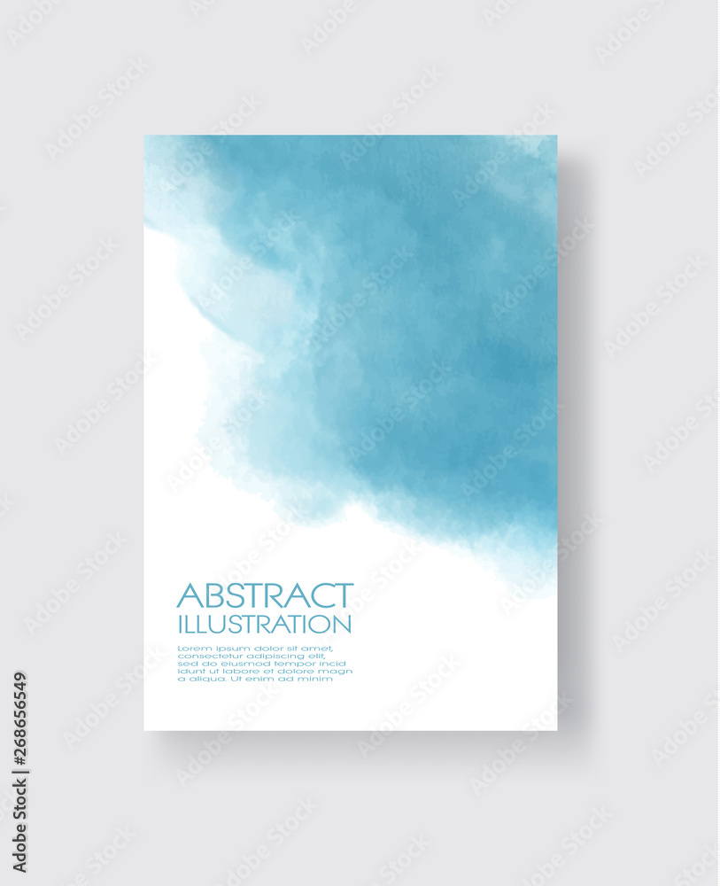 Cards with watercolor blots. Hand drawn blot element on white background. Cards with watercolor blots. Hand drawn blot element on white background.