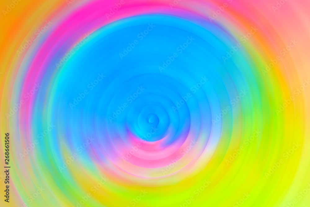 Abstract colorful radial background - image
