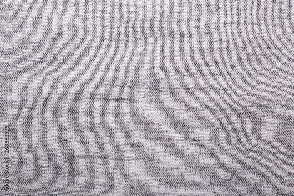 Gray knitting wool texture background Crocheted fabric texture Top view Copy space Gray knitting wool texture background Crocheted fabric texture Top view Copy space