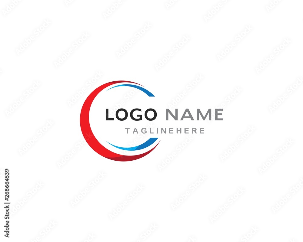 Abstract circle logo template Abstract circle logo template