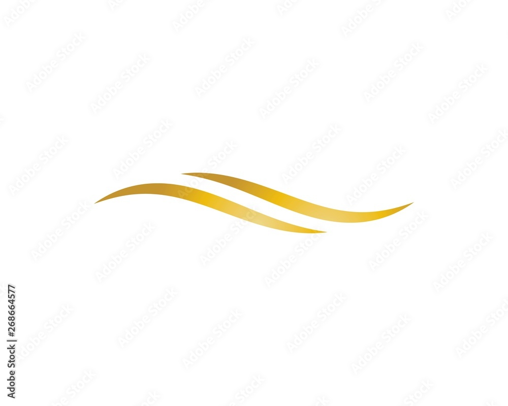 Hair wave logo vector Hair wave logo vector