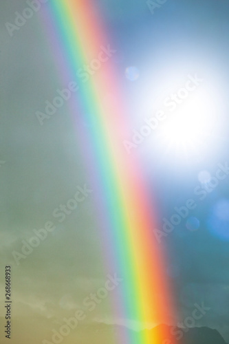 Regenbogen im Himmel