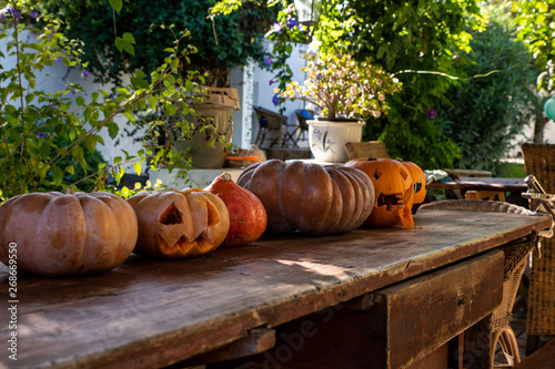 Jack-o-lantern pumpkins © Kate