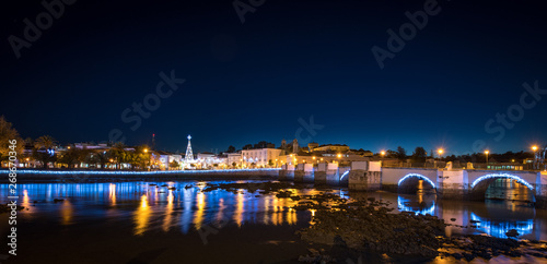 Tavira Portugal at night