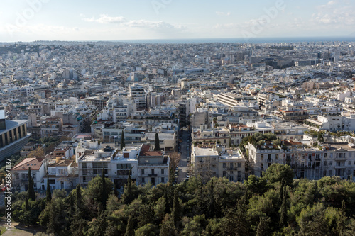 Panoramic view of city of Athens from Acropolis, Attica, Greece © Stoyan Haytov