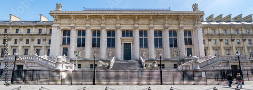 Facade of the Palace of Justice on ile de la cite - Paris, France © UlyssePixel