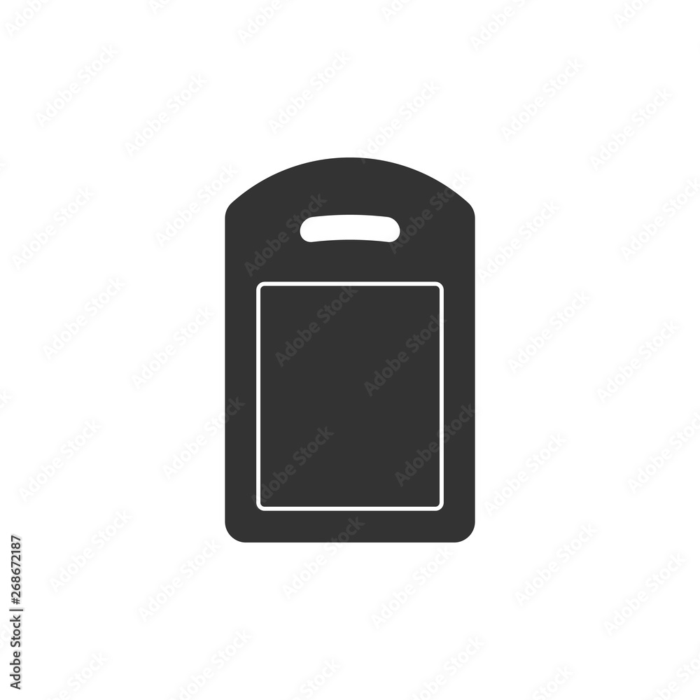 Cutting board icon isolated. Chopping Board symbol. Flat design. Vector Illustration Cutting board icon isolated. Chopping Board symbol. Flat design. Vector Illustration