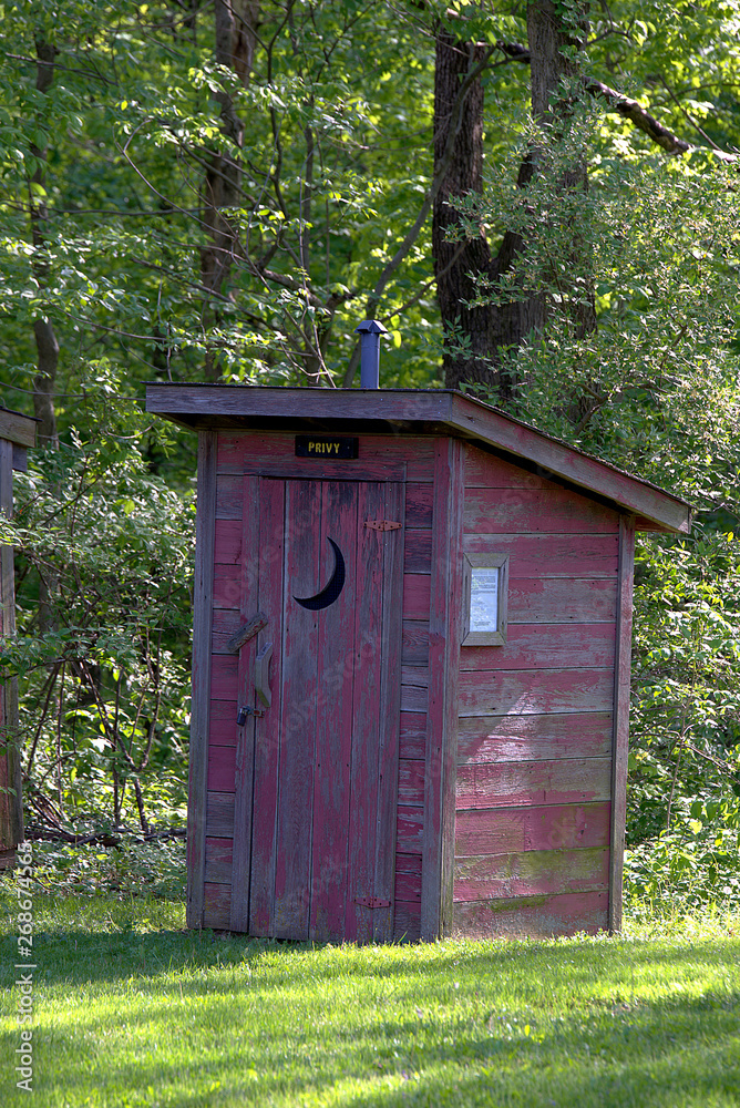 THE RED OUTHOUSE THE RED OUTHOUSE