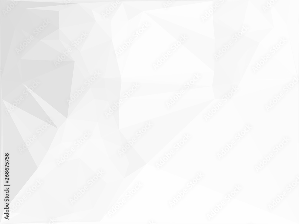 Fototapeta premium Abstract grey and white graphic illustration background.