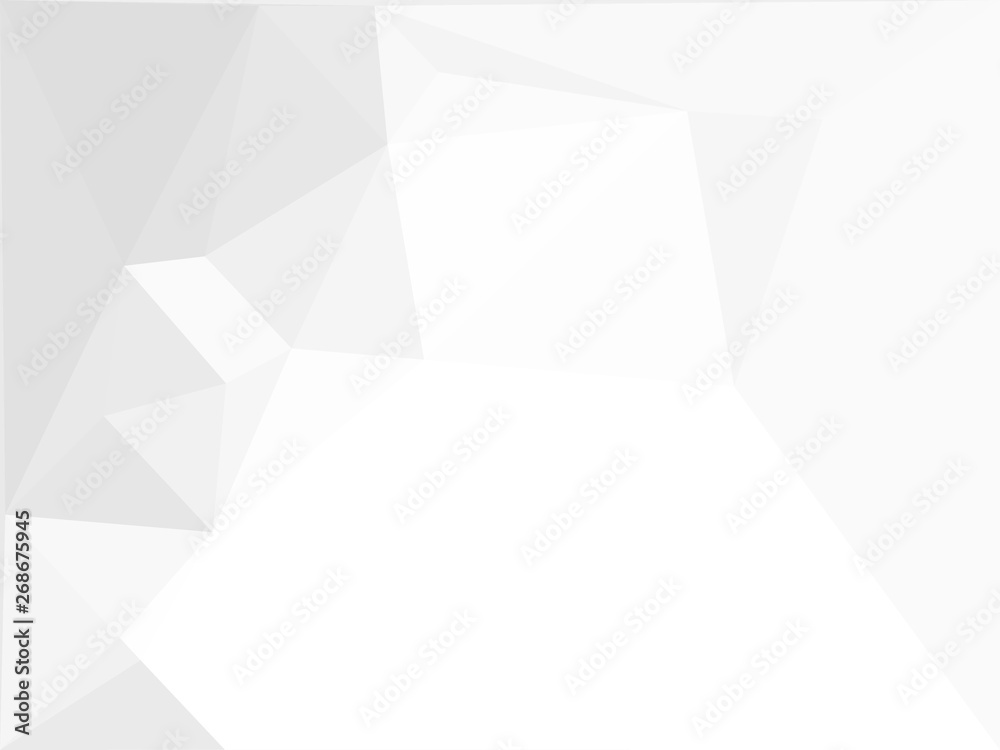 Fototapeta premium Abstract grey and white graphic illustration background.