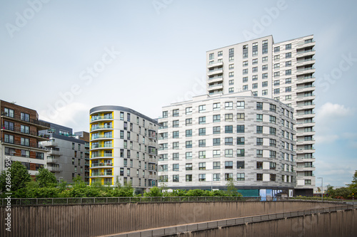 Modern, new executive apartment building