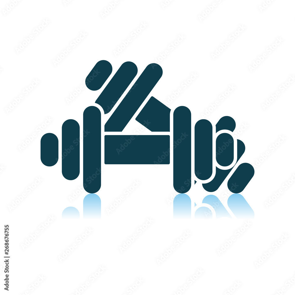 Obraz premium Dumbbell Icon