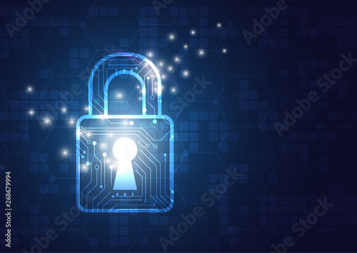 Online data protection shield and abstract
