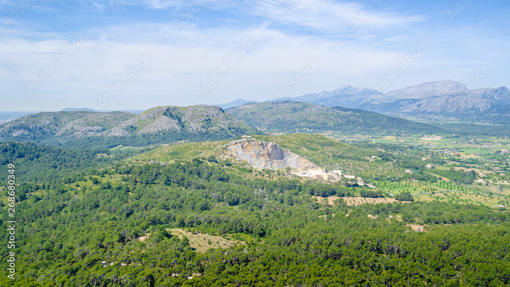 Alcudian hilltop landscape view