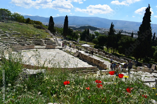 Amfiteatr, Akropol, Grecja, Ateny