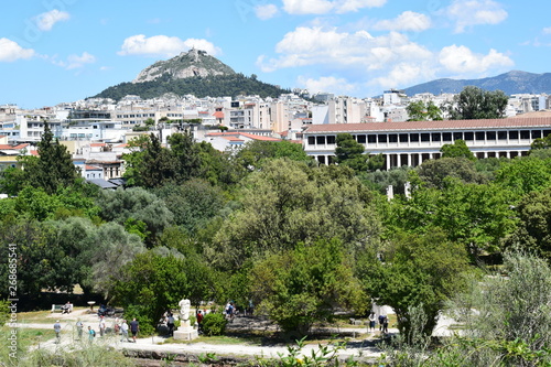 Widok na Ateny, Grecja #268685541