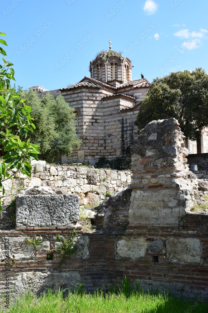 Kościól , Ateny, Agora ateńska, Grecaja