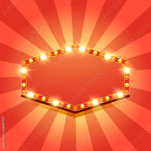 Circus banner. Carnival banner.  Event banner