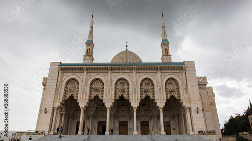 Prince Abdel Kader Mosque in day time in Constantine, Algeria photo