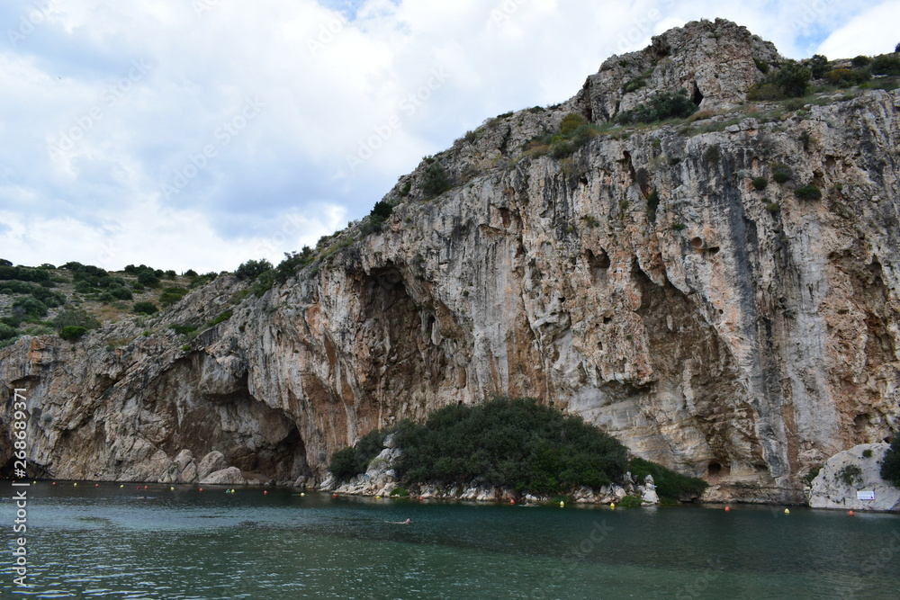 jezioro Vouliagmeni, Grecja, Ateny
