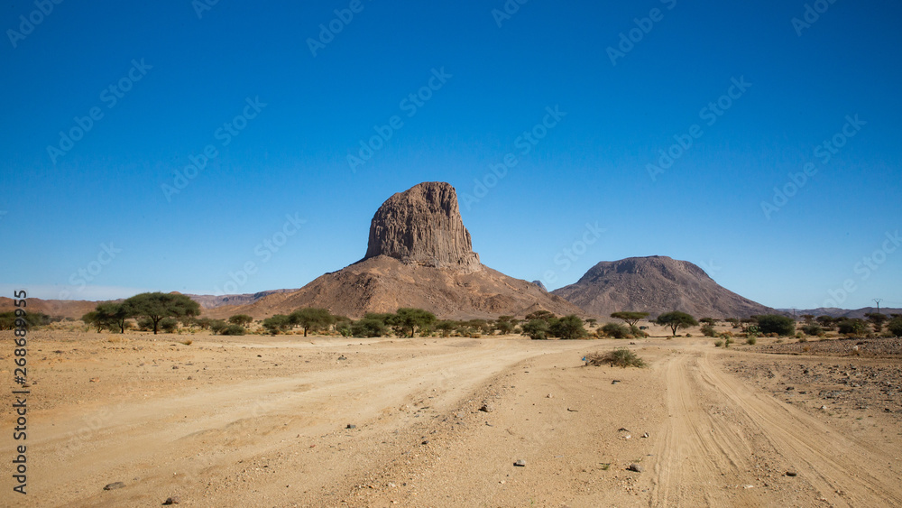 Mountain in Tassili'N'Ajjer in Sahara Desert, Algeria