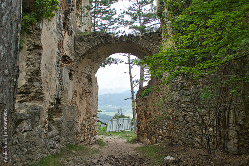 old entry to the castle ruin