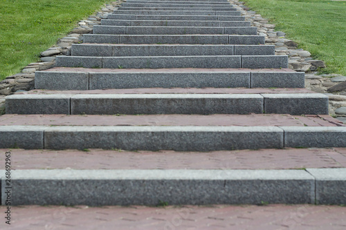 stone steps in the Park © EvgenyBelenkov