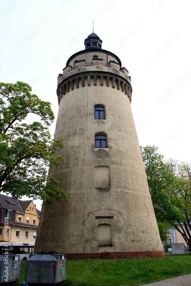Wasserturm in der Stadt Andernach im Mittelrheintal