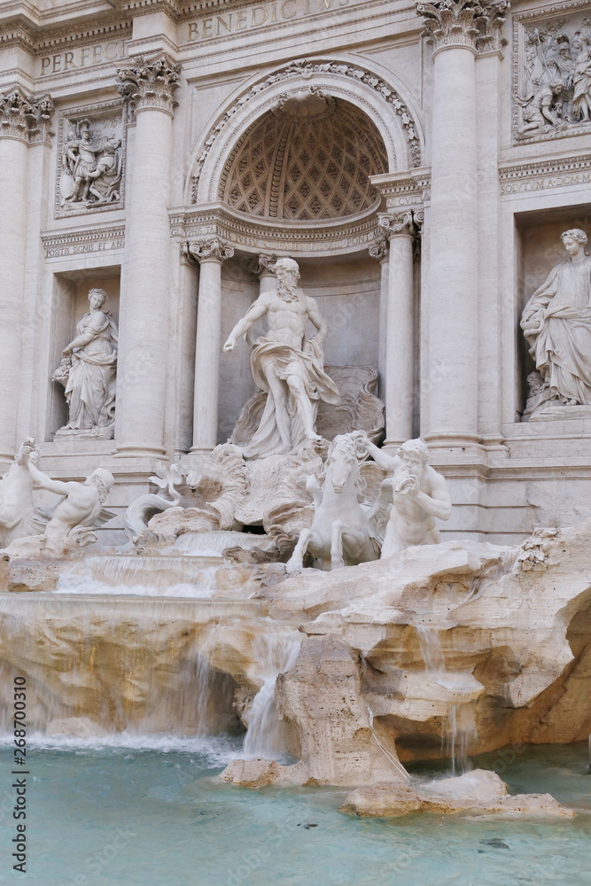 landscape of the typical italian city rome italy  