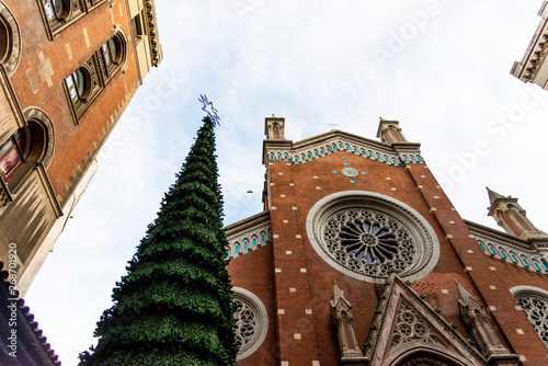 Fotografía St. Antuan Catholic Church at Taksim Beyoglu Istanbul.