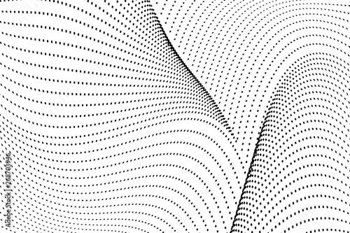 Abstract halftone pattern. Vector halftone background of squares for design banners, posters, business projects, pop art texture, covers. Geometric black and white texture.