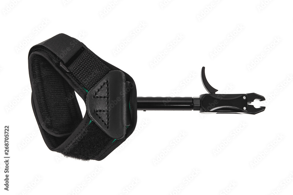 accessory for modern, compound hunting bow and arrows isolated on white accessory for modern, compound hunting bow and arrows isolated on white