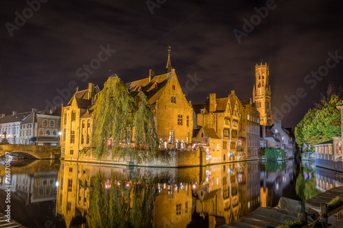 Rozenhoedkaai at nightfall  