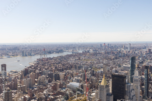 Top view of Manhattan buildings, New York. © Gabriel Ramos