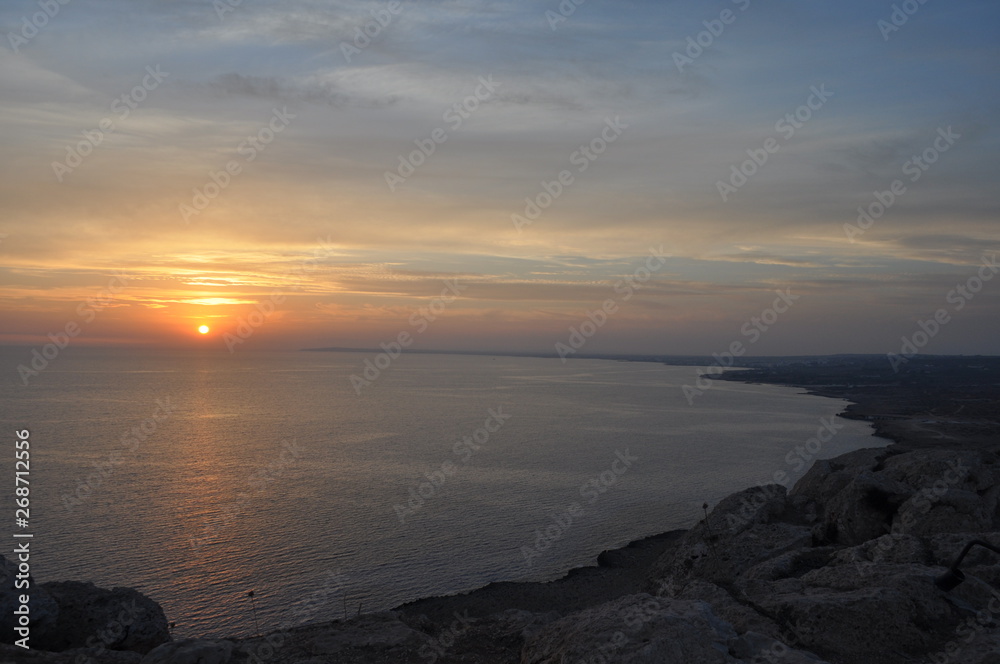 The beautiful sunset natural sea landscape The beautiful sunset natural sea landscape