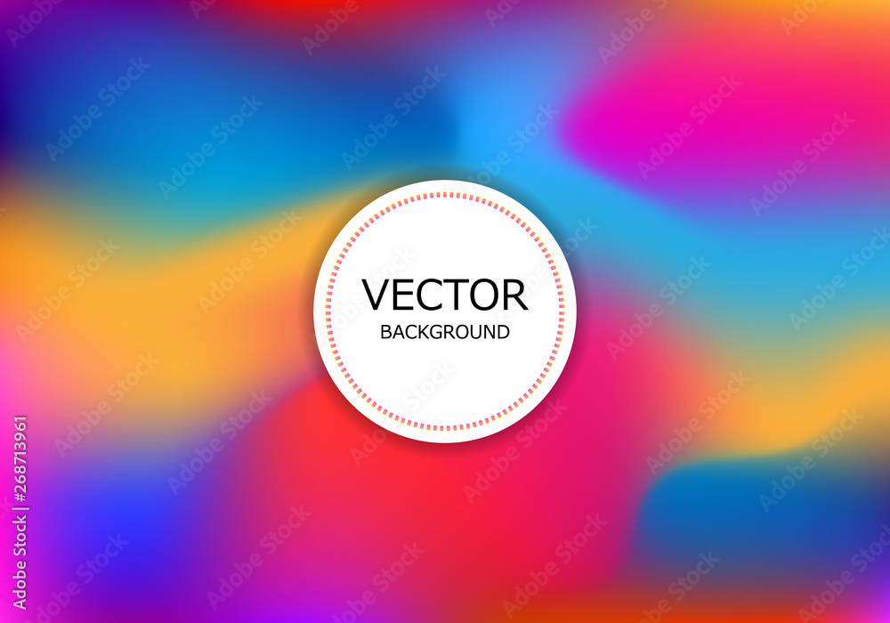 Abstract Colorful Vector Background with circle icon