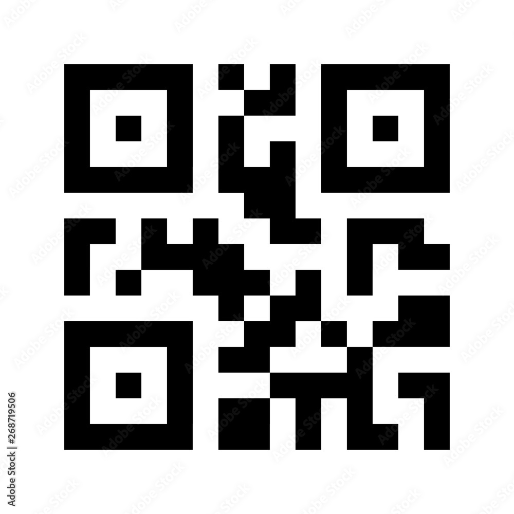 Qr code icon vector illustration Qr code icon vector illustration