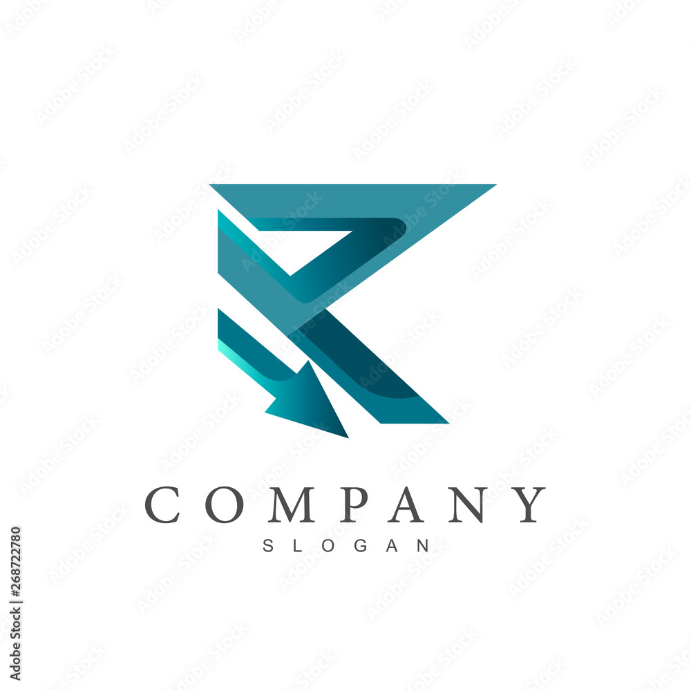 logo letter r, logo r with the arrow down + r and arrow + delivery express logo letter r, logo r with the arrow down + r and arrow + delivery express