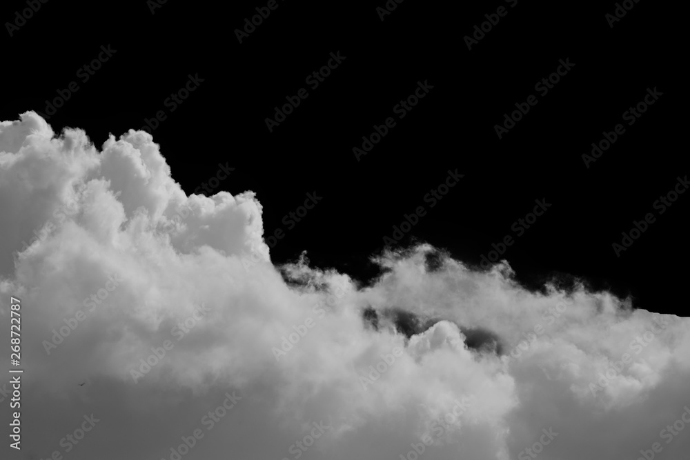 Clouds isolated on black background with clipping path. Clouds isolated on black background with clipping path.