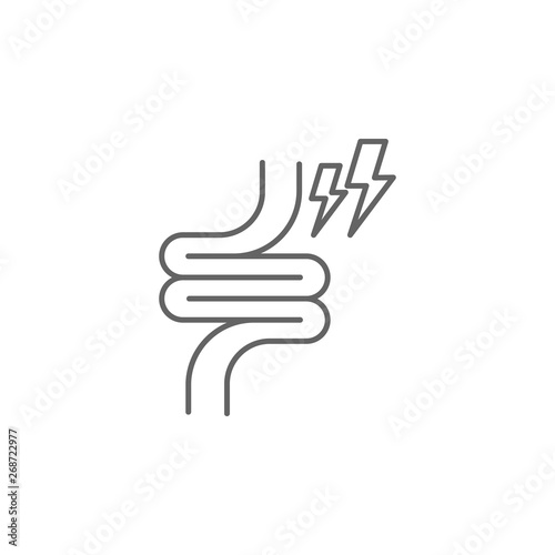 health, digestive, problem, system. Element of health icon. Thin line icon for website design and development, app development. Premium icon