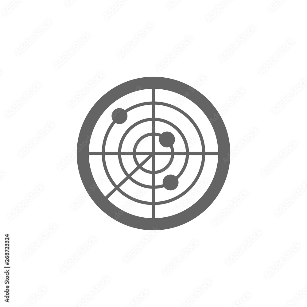 Cyber security radar, internet security radar, network scanner, security product, surveillance radar icon Cyber security radar, internet security radar, network scanner, security product, surveillance radar icon