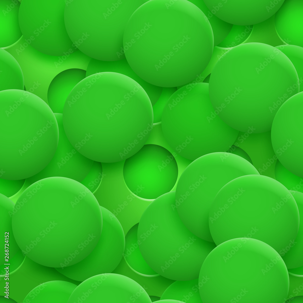 Abstract seamless pattern or background of holes and circles with shadows in green colors Abstract seamless pattern or background of holes and circles with shadows in green colors