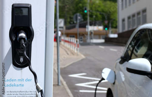 electric cars and charging stations