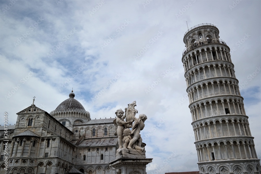 İtaly Piazza Dei Miracaoli , Pisa Tower	