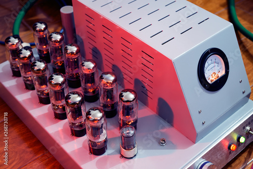 Vacuum tubes photo