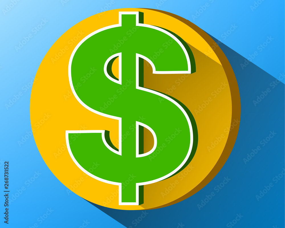 dollar money flat icon sign vector dollar money flat icon sign vector