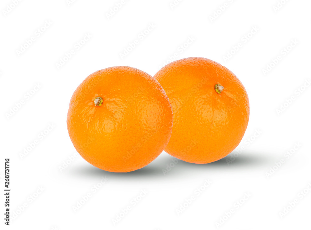 Orange fruit isolated on white background Orange fruit isolated on white background
