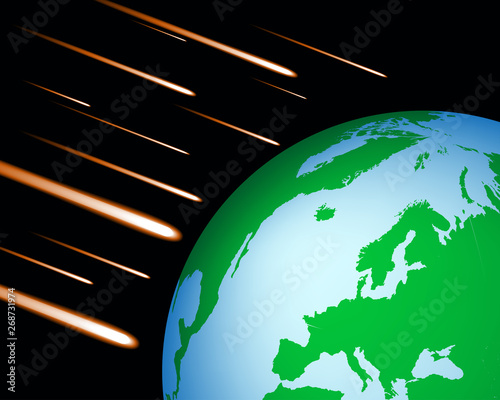 earth meteor