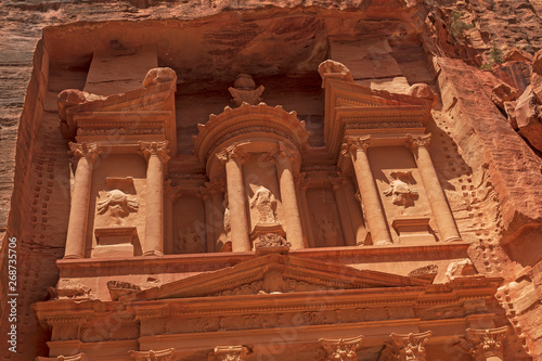 Upper Details of the Treasury in Petra